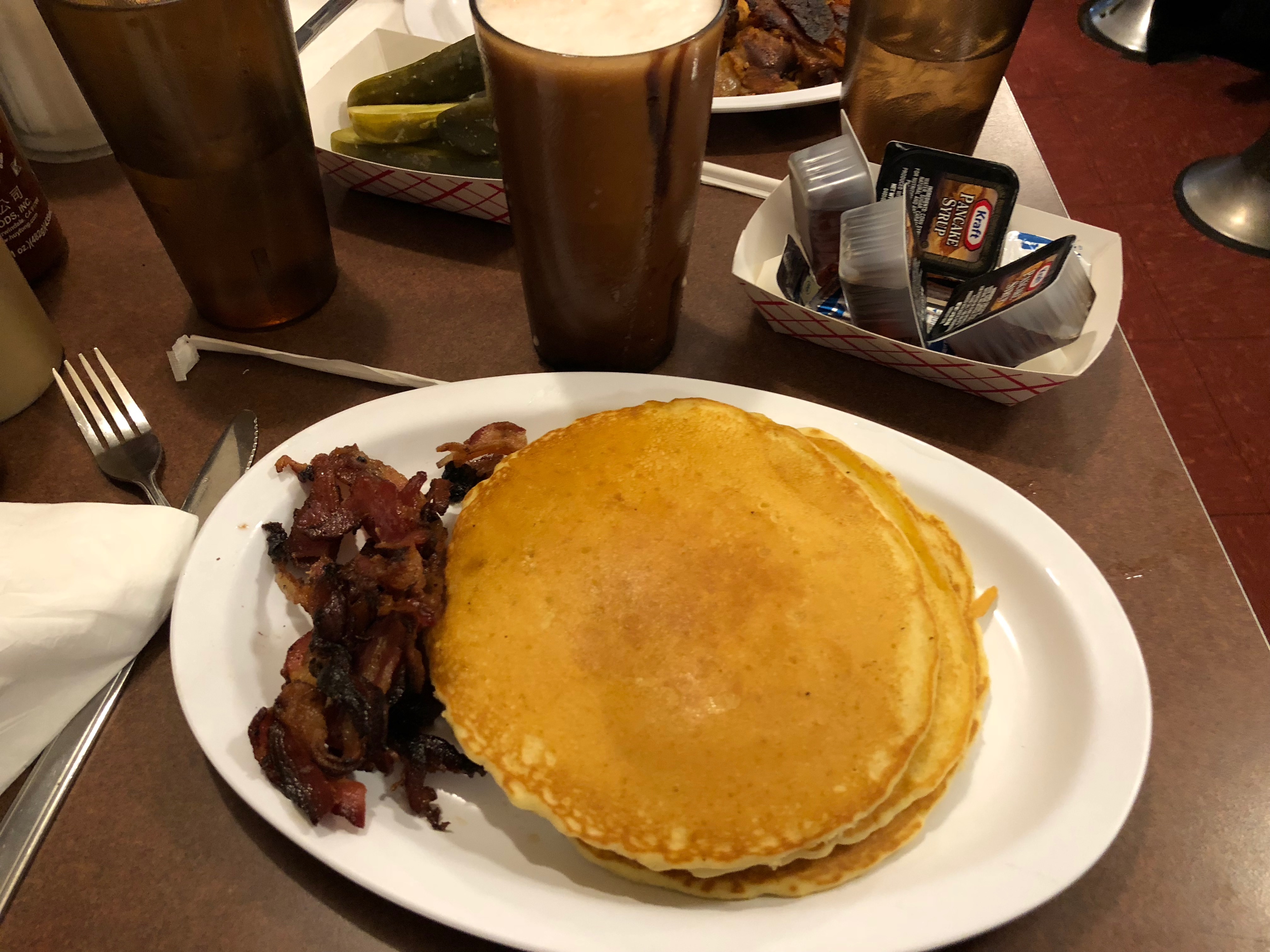 Pancakes & Chocolate Egg Cream