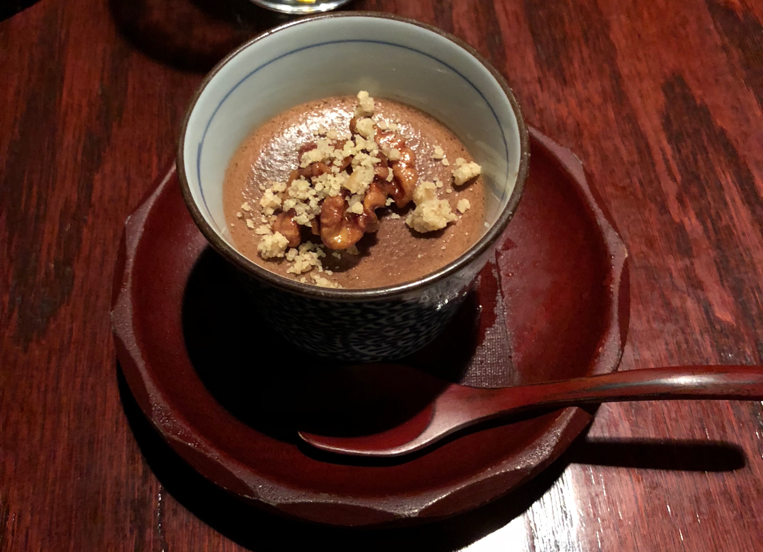 Walnut Chocolate Pudding